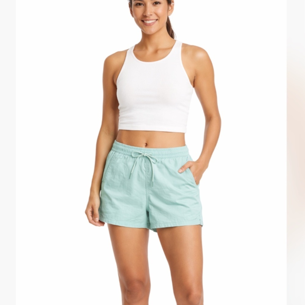 Athleta Marin 2.5” High Rise Board Short Mint Green Size Small